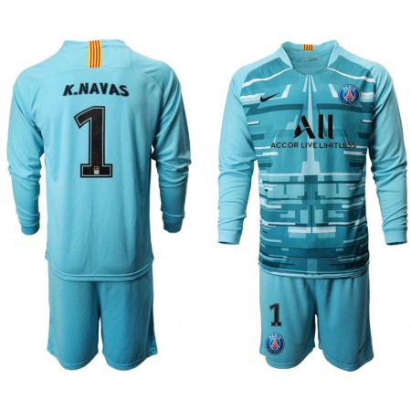 Koszulka Paris Saint-Germain Bramkarska K NAVAS 1 Dziecięcy III 2019-2020 Długi Rękaw